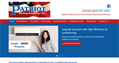 Desktop Screenshot of patriotheat.com